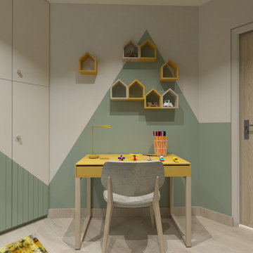 Green & Yellow Boys Bedroom