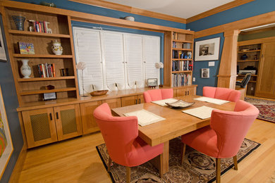 Arts and crafts dining room photo in Denver