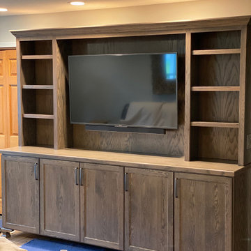 MASSIVE Morrison, IL Entertainment Center and Interior Trim Work
