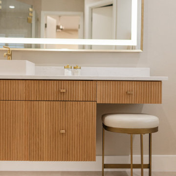 Lux Modern Spa Master bathroom