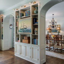bookcase/tv placement