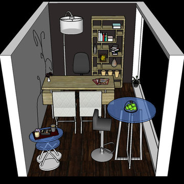 A Modern Compact Office Space