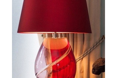 GLASS TABLE LAMPS