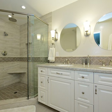 Bath: Oceanside Transitional Full Design and Renovation