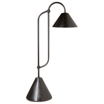 Black Iron Barn Lamp