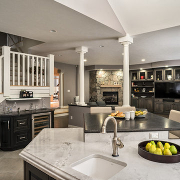 Not your Typical Black and White Kitchen