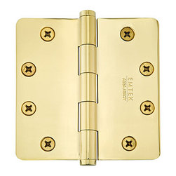 Emtek 4" x 4" with 1/4" Radius Corners Heavy Duty Door Hinge - Hinges