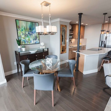 Warm Modern Meets Sophisticated Industrial