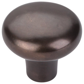 Top Knobs  -  Aspen Round Knob 1 5/8" - Medium Bronze