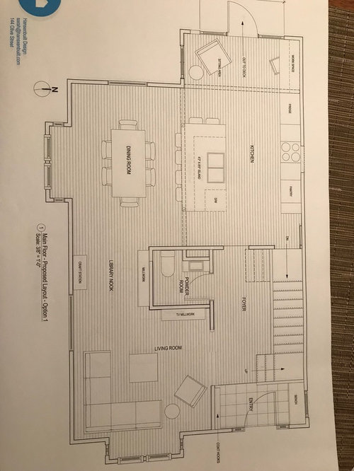 powder room location?