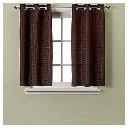 Bathroom Window Curtains - Stop at the Sill or Hang Below the Sil