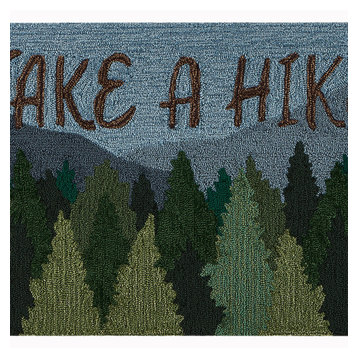 Liora Manne Frontporch Take A Hike Forest 24"X36" Rug FTP23451316