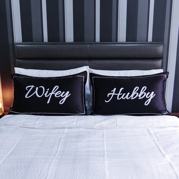 Pillowcases - HUBBY & WIFEY by ATD