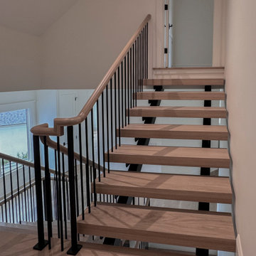 Project #122 | Freestanding Steel & Wood Staircase