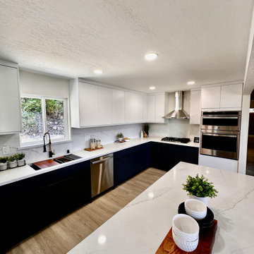 Full home renovation with an Laundry and 1/2 bath addition in Los Gatos