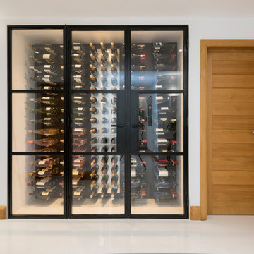 Sophisticated Wine cupboard encapsulated through majestic Origin Internal Doors