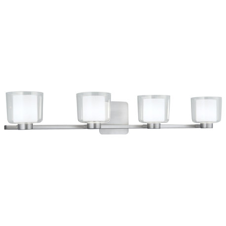 Alexus 4 Light Indoor Sconce (5334-BN-CL)