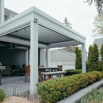 Bartlett Residence - Plymouth, MI: StruXure Louvered Pergola & MagnaTrack Screen