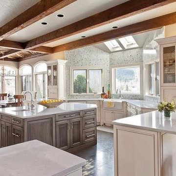 Spacious and Open Transitional Kitchen