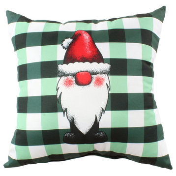 Santa Gnome Decorative Pillow