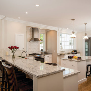 An Open Kitchen Brings Family Together in Needham