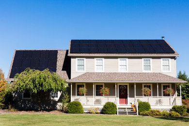 Inspiration for a timeless exterior home remodel in New York