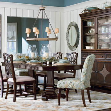 Moultrie Park Double Pedestal Dining Table by Bassett Furniture