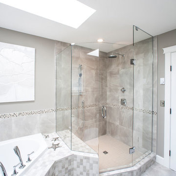 Transitional Light Bathroom