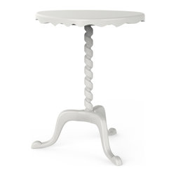 OTTOMAN WHITE Side Tables - Side Tables And End Tables