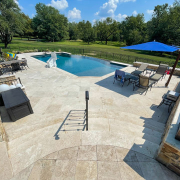 Travertine Pavers and Copings Around Your Pool, Patio, and Walkways