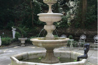 Barock Gartenbrunnen errichten auf dem Anwesen eines Baudenkmals