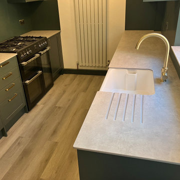 zenith worktop stone with belfast sink