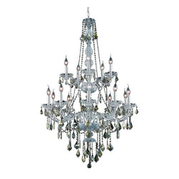 Elegant Lighting - Elegant Lighting 7815G33C-GT/SS Chandelier Verona - Chandeliers