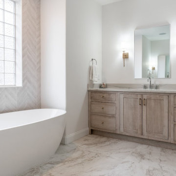 Delafield Elegance: Glass Doors & Black Islands