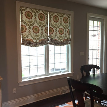 Custom Soft Treatments in Dining Room