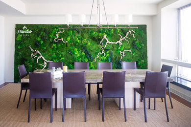 Inspiration for a contemporary dining room remodel in San Francisco