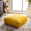 Safavieh Dulcie Floor Pillow Yellow 20" X 20"
