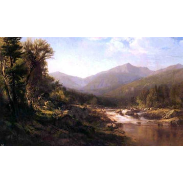 Alexander Helwig Wyant Landscape With Mountains and Stream Wall Decal