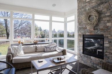 Inspiration for a sunroom remodel in Boston
