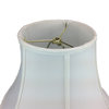 8x16x12 Passion Bell Lampshade White Shantung Silk Fabric by HomeConcept