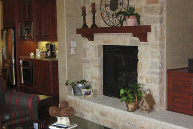 Inspiration for a family room remodel in Dallas