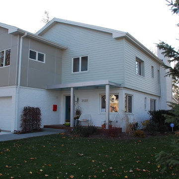 Modern/Contemporary Style Home - Glenview, IL in James Hardie Lap Siding & Trim