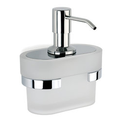 Secret Bath. Wall soap dispenser. Square collection. - Soap & Lotion Dispensers