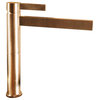 Caso Bathroom Faucet, Brushed Gold, Without pop-up drain