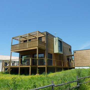 Maison et extension à ossature bois - 286 m² - Saint Denis la Chevasse (Vendée)