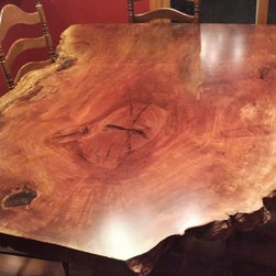 Custom Natural Edge sycamore Table - Dining Sets