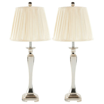 Safavieh Athena Table Lamps, Set of 2, Champagne