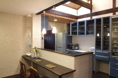 Design ideas for an eclectic kitchen in Osaka.