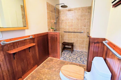 Custom bathroom remodel. Piedmont, CA. 2021. Interior.