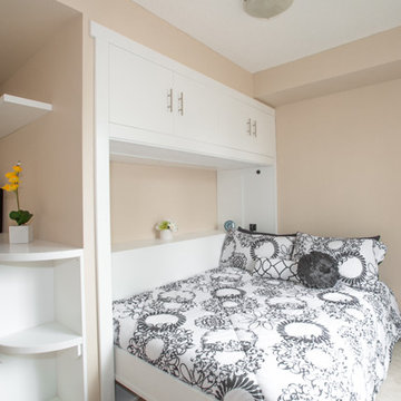 Marketing Materials: showcasing Bedroom Renovation (Murpy Bed & Storage)